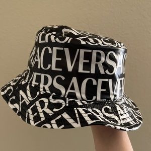 Versace Logo Hat ‘Black/White’